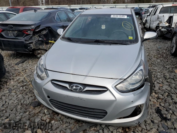 2012 Hyundai Accent GLS with VIN KMHCU4AE2CU210269, listed as a Copart auction lot 49401535 with 143,832 mi miles and Non Repairable. Bid and sale history available at carsss.com. Image 5.