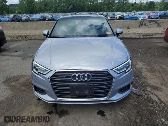 2017 Audi A3 Sedan Premium with VIN WAUB8GFF6H1073561, listed as a Copart auction lot 61051214 with 38,342 mi miles and Salvage Title. Bid and sale history available at carsss.com. Image 5.