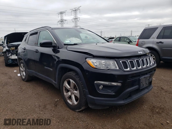 2019 Jeep Compass Latitude z VIN 3C4NJCBB8KT716007, wystawiony jako Copart lot #57232245 z przebiegiem 128 183 mil mil oraz Szkoda całkowita • Salvage title. Historia ofert i sprzedaży dostępna na DreamBid. Obrazek 4.