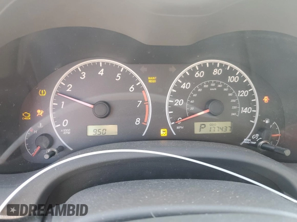 2009 Toyota Corolla with VIN 1NXBU40E19Z049452, listed as a Copart auction lot 51168875 with 177,437 mi miles and Salvage Title. Bid and sale history available at carsss.com. Image 9.
