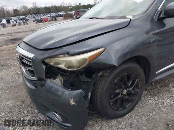 2014 Infiniti QX60 z VIN 5N1AL0MN3EC525993, wystawiony jako IAAI lot #41875586 z przebiegiem 141 867 mil mil oraz . Historia ofert i sprzedaży dostępna na DreamBid. Obrazek 6.