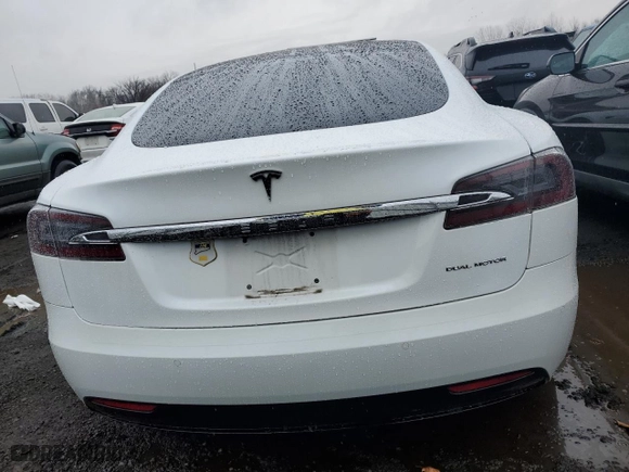 2020 Tesla Model S Long Range with VIN 5YJSA1E21LF398668, listed as a Copart auction lot 46502055 with NaN miles and Salvage Title. Bid and sale history available at carsss.com. Image 6.