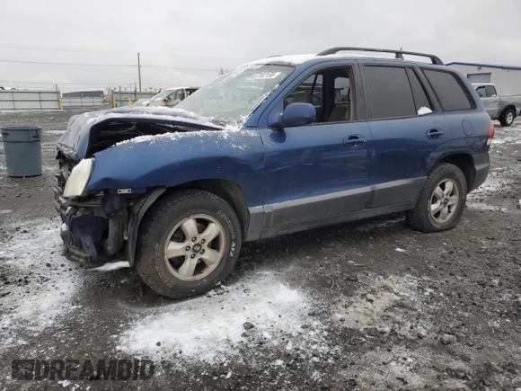 2006 Hyundai Santa Fe GLS with VIN KM8SC73D06U098659, listed as a Copart auction lot 87702155 with 164,576 mi miles and Salvage Title. Bid and sale history available at carsss.com. Image 1.