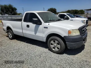 2005 Ford F-150 XL with VIN 1FTRF12255NB53669, listed as a Copart auction lot 61636135 with 156,562 mi miles and Salvage title. Bid and sale history available at DreamBid. Image 4.