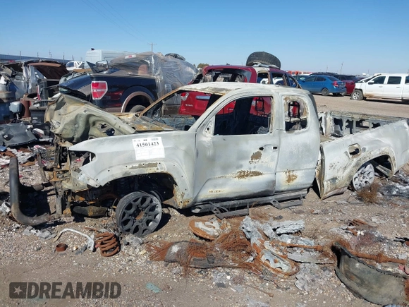 2022 Toyota Tacoma SR with VIN 3TYRX5GN3NT062552, listed as a IAAI auction lot 41501423 with Not provided miles and . Bid and sale history available at DreamBid. Image 6.
