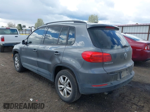 2016 Volkswagen Tiguan S with VIN WVGBV7AX6GW607716, listed as a IAAI auction lot 42085386 with 154,348 mi miles and . Bid and sale history available at DreamBid. Image 3.
