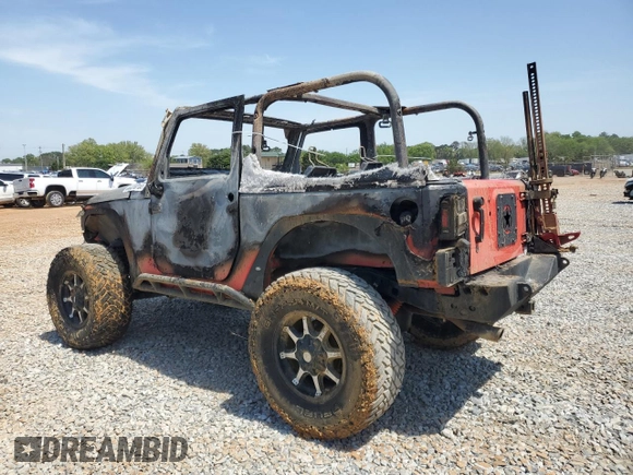 2013 Jeep Wrangler Sport with VIN 1C4AJWAG6DL664243, listed as a Copart auction lot 53200165 with Not provided miles and Salvage title. Bid and sale history available at DreamBid. Image 2.