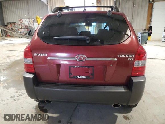 2007 Hyundai Tucson SE with VIN KM8JN12D67U612469, listed as a Copart auction lot 50362605 with 111,459 mi miles and Clean Title. Bid and sale history available at carsss.com. Image 6.