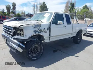 1995 Ford F-150 with VIN 1FTEX14N0SKB17050, listed as a IAAI auction lot 42019771 with 1 mi miles. Bid and sale history available at carsss.com. Image 2.