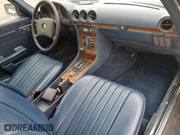 1979 Mercedes-Benz SL with VIN 10704412051276, listed as a Copart auction lot 58228725 with 163,621 mi miles and Clean title. Bid and sale history available at DreamBid. Image 8.