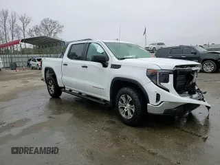 2022 GMC Sierra 1500 with VIN 1GTUUAEDXNZ561395, listed as a Copart auction lot 43474525 with 52,998 mi miles and Salvage Title. Bid and sale history available at DreamBid. Image 14.