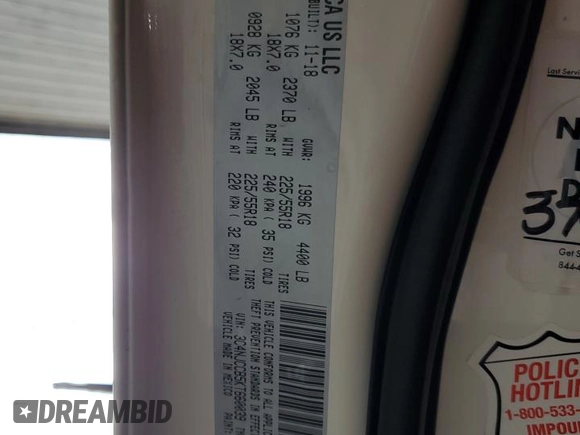 2019 Jeep Compass Limited with VIN 3C4NJCCB5KT660039, listed as a Copart auction lot 51633925 with 81,987 mi miles and Salvage title. Bid and sale history available at DreamBid. Image 13.