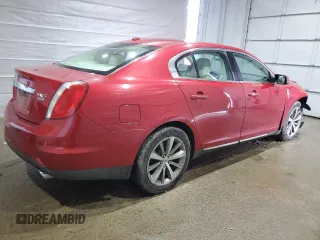 2009 Lincoln MKS with VIN 1LNHM94R39G608146, listed as a Copart auction lot 48040955 with 155,691 mi miles and Salvage Title. Bid and sale history available at carsss.com. Image 3.