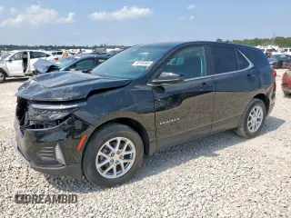 2024 Chevrolet Equinox LT z VIN 3GNAXUEG3RL227235, wystawiony jako Copart lot #58185565 z przebiegiem 22 585 mil mil oraz Szkoda całkowita • Salvage title. Historia ofert i sprzedaży dostępna na DreamBid. Obrazek 1.