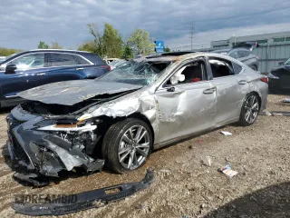 2021 Lexus ES 350 F Sport with VIN 58AGZ1B18MU092235, listed as a Copart auction lot 57980725 with 52,084 mi miles and Non repairable. Bid and sale history available at DreamBid. Image 1.