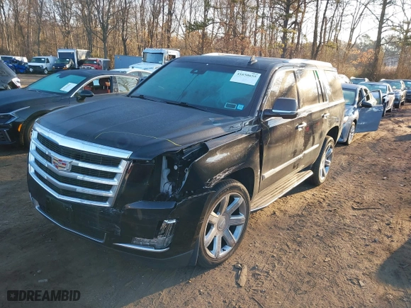 2019 Cadillac Escalade Luxury with VIN 1GYS4BKJ3KR249030, listed as a IAAI auction lot 41650655 with 64,373 mi miles. Bid and sale history available at carsss.com. Image 2.
