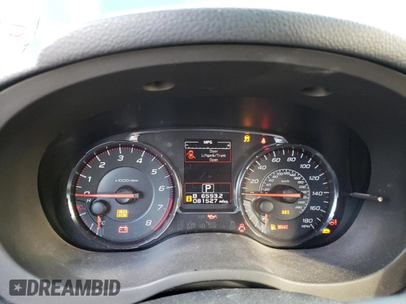 2018 Subaru WRX Premium with VIN JF1VA1C67J8827818, listed as a Copart auction lot 78274574 with 81,527 mi miles and Salvage Title. Bid and sale history available at carsss.com. Image 9.