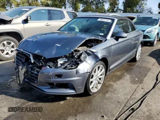 2016 Audi A3 1.8T Premium with VIN WAU67LFF0G1051177, listed as a Copart auction lot 70923714 with 90,697 mi miles and Salvage Title. Bid and sale history available at carsss.com. Image 1.