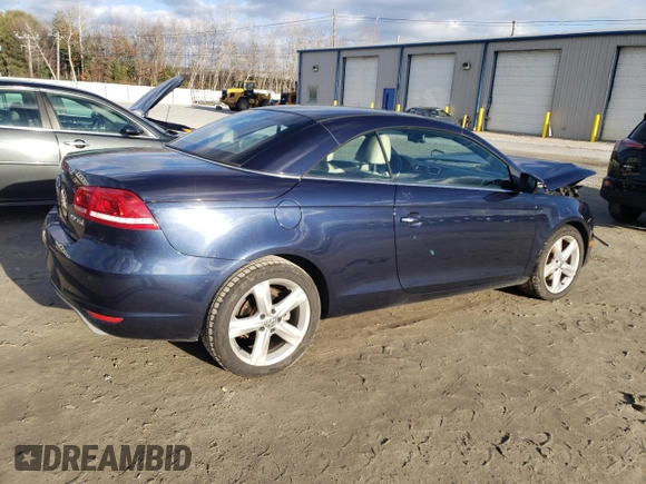 2012 Volkswagen Eos Lux with VIN WVWFW7AH3CV003505, listed as a Copart auction lot 85942894 with 78,041 mi miles and Clean Title. Bid and sale history available at DreamBid. Image 3.