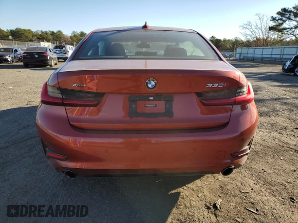 2020 BMW 3 Series 330i xDrive with VIN WBA5R7C0XLFH66853, listed as a Copart auction lot 68100822 with 19,005 mi miles and . Bid and sale history available at DreamBid. Image 6.