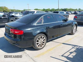 2014 Audi A4 Premium Plus with VIN WAUFFAFL2EN021987, listed as a IAAI auction lot 41888383 with 137,170 mi miles. Bid and sale history available at carsss.com. Image 4.