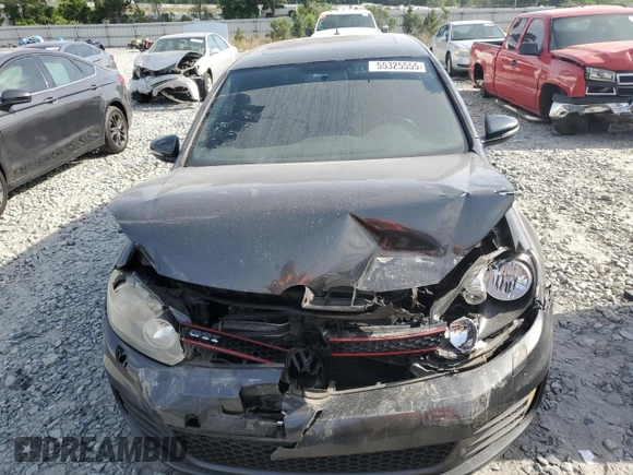 2013 Volkswagen GTI w/Conv & Sunroof z VIN WVWFD7AJXDW025201, wystawiony jako Copart lot #55325555 z przebiegiem 170 628 mil mil oraz Szkoda całkowita • Salvage title. Historia ofert i sprzedaży dostępna na DreamBid. Obrazek 5.