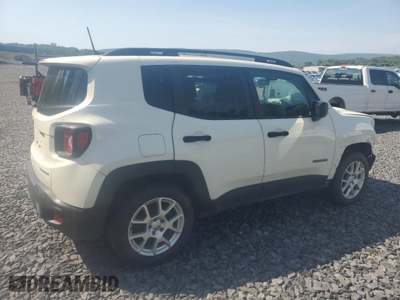 2020 Jeep Renegade Sport with VIN ZACNJBAB8LPL72924, listed as a Copart auction lot 59729075 with 153,257 mi miles and Salvage title. Bid and sale history available at DreamBid. Image 3.
