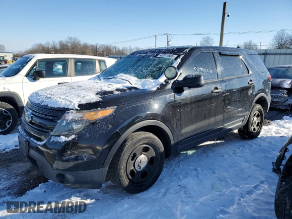2013 Ford Utility Police Interceptor with VIN 1FM5K8AR8DGB16051, listed as a Copart auction lot 42011685 with 194,414 mi miles and Clean Title. Bid and sale history available at carsss.com. Image 1.