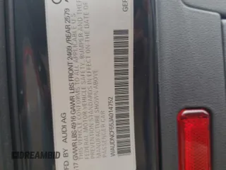 2018 Audi A5 Sportback Premium with VIN WAUDNCF55JA014752, listed as a Copart auction lot 62065494 with 48,801 mi miles and Salvage Title. Bid and sale history available at carsss.com. Image 12.