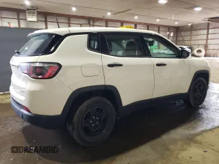 2018 Jeep Compass Sport with VIN 3C4NJCAB8JT489238, listed as a Copart auction lot 54678975 with 42,104 mi miles and Clean Title. Bid and sale history available at carsss.com. Image 3.