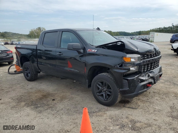 2019 Chevrolet Silverado 1500 Custom Trail Boss with VIN 3GCPYCEH4KG201678, listed as a Copart auction lot 72026174 with 67,257 mi miles and Salvage Title. Bid and sale history available at carsss.com. Image 4.
