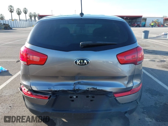 2015 Kia Sportage LX with VIN KNDPB3AC1F7767410, listed as a IAAI auction lot 41815807 with 128,222 mi miles and . Bid and sale history available at carsss.com. Image 16.