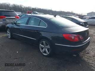 2012 Volkswagen CC Lux PZEV with VIN WVWHP7ANXCE513619, listed as a IAAI auction lot 41476949 with 254,162 mi miles. Bid and sale history available at carsss.com. Image 3.
