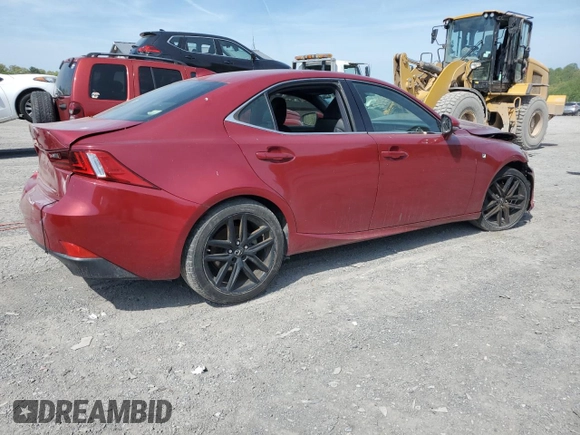 2014 Lexus IS 250 with VIN JTHBF1D22E5043451, listed as a Copart auction lot 55110245 with Not Provided miles and Clean Title. Bid and sale history available at DreamBid. Image 3.