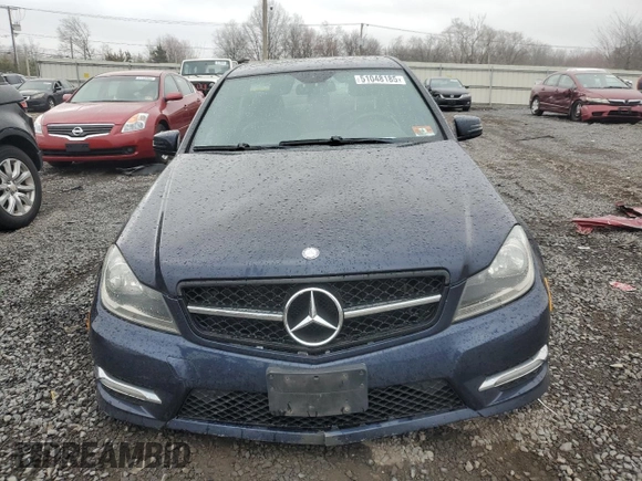 2013 Mercedes-Benz C-Class C 300 Sport with VIN WDDGF8AB0DR245299, listed as a Copart auction lot 51048185 with 196,687 mi miles and Salvage Title. Bid and sale history available at carsss.com. Image 5.