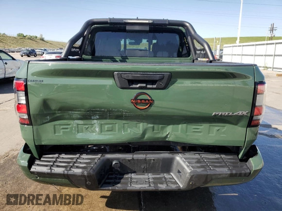 2023 Nissan Frontier SV z VIN 1N6ED1EK3PN622340, wystawiony jako Copart lot #56932345 z przebiegiem 13 234 mil mil oraz Szkoda całkowita • Salvage title. Historia ofert i sprzedaży dostępna na DreamBid. Obrazek 6.
