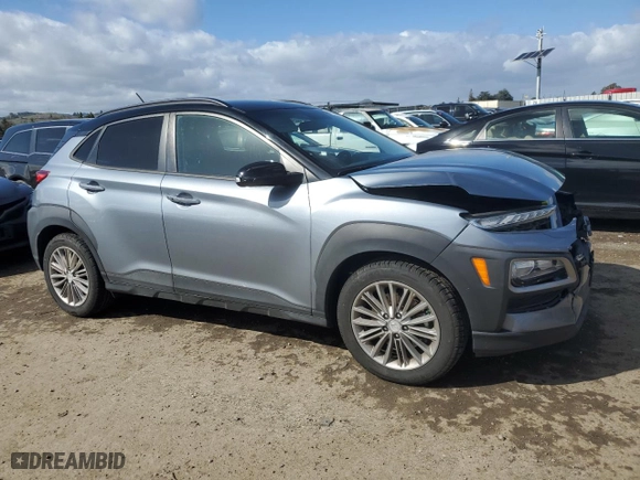 2018 Hyundai Kona SEL with VIN KM8K2CAA7JU121321, listed as a Copart auction lot 45602095 with 54,856 mi miles and Salvage Title. Bid and sale history available at carsss.com. Image 4.