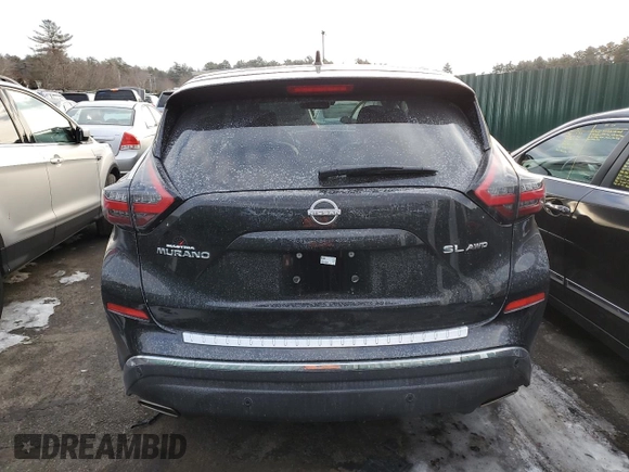 2023 Nissan Murano SL z VIN 5N1AZ2CS6PC126158, wystawiony jako Copart lot #42847175 z przebiegiem 11 192 mil mil oraz Szkoda całkowita • Salvage title. Historia ofert i sprzedaży dostępna na DreamBid. Obrazek 6.
