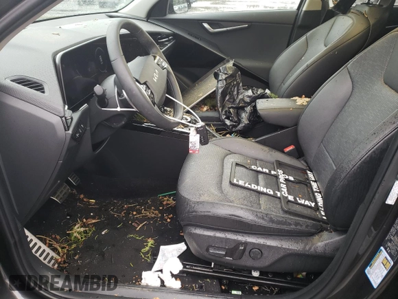 2023 Kia Niro Wave with VIN KNDCT3L12P5068288, listed as a Copart auction lot 86602814 with 5,346 mi miles and Salvage Title. Bid and sale history available at DreamBid. Image 7.