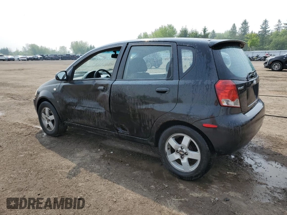 2007 Chevrolet Aveo LT z VIN KL1TG65627B699713, wystawiony jako Copart lot #59269135 z przebiegiem 201 659 mil mil oraz Czysty tytuł • Clean title. Historia ofert i sprzedaży dostępna na DreamBid. Obrazek 2.