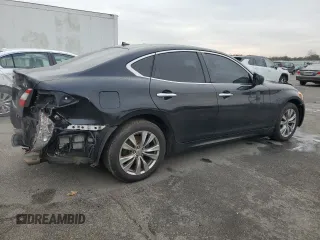 2012 Infiniti M37 with VIN JN1BY1AR8CM396876, listed as a Copart auction lot 85992784 with 223,227 mi miles and Salvage Title. Bid and sale history available at carsss.com. Image 3.