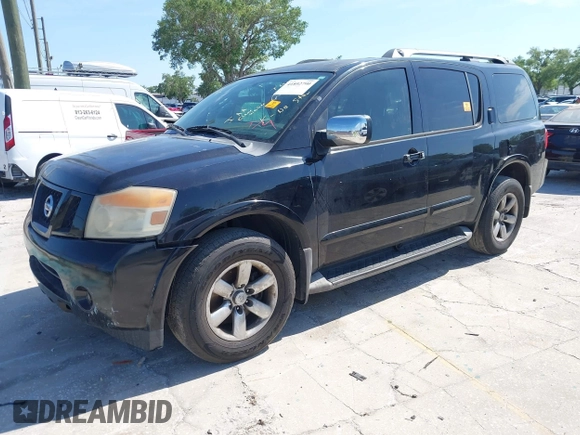 2012 Nissan Armada SV z VIN 5N1BA0ND7CN615987, wystawiony jako IAAI lot #41892790 z przebiegiem Nie podano mil oraz . Historia ofert i sprzedaży dostępna na DreamBid. Obrazek 2.