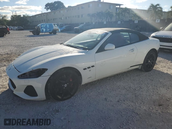 2019 Maserati GranTurismo Sport with VIN ZAM45VMA0K0344137, listed as a Copart auction lot 82252064 with 29,748 mi miles and Salvage title. Bid and sale history available at DreamBid. Image 1.