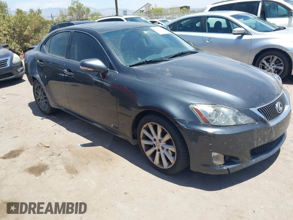 2010 Lexus IS 250 with VIN JTHBF5C20A2097349, listed as a IAAI auction lot 42381866 with 143,235 mi miles and . Bid and sale history available at DreamBid. Image 1.