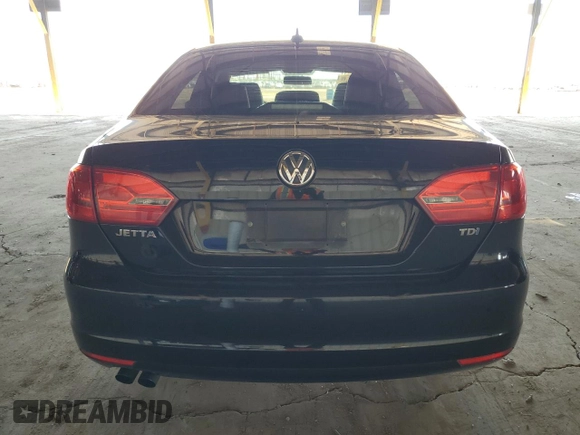 2014 Volkswagen Jetta TDI with VIN 3VWLL7AJ6EM352277, listed as a Copart auction lot 53500805 with 96,904 mi miles and Clean title. Bid and sale history available at DreamBid. Image 6.