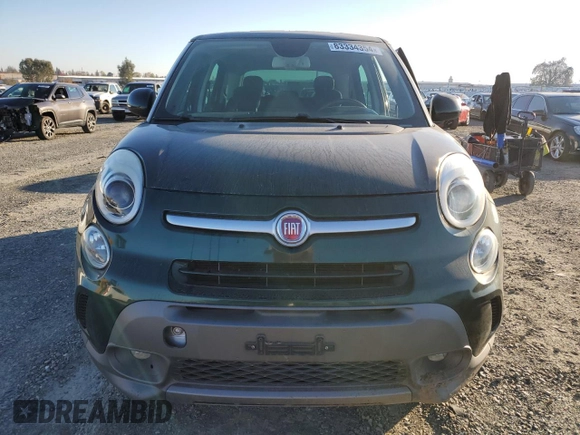 2014 FIAT 500L Trekking with VIN ZFBCFADH4EZ003989, listed as a Copart auction lot 83334354 with 90,261 mi miles and Salvage Title. Bid and sale history available at carsss.com. Image 5.