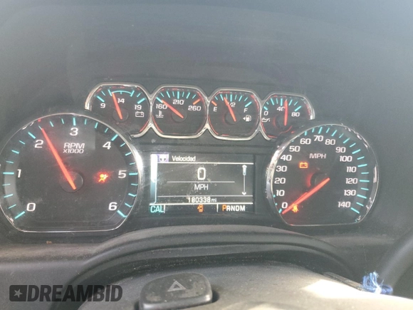 2016 Chevrolet Suburban LS with VIN 1GNSKGECXGR472220, listed as a Copart auction lot 70735924 with 180,338 mi miles and Salvage Title. Bid and sale history available at carsss.com. Image 9.
