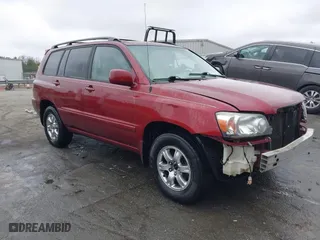 2007 Toyota Highlander w/3rd Row with VIN JTEEP21A870209402, listed as a IAAI auction lot 41541621 with 227,697 mi miles. Bid and sale history available at carsss.com. Image 1.