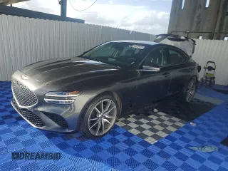 2023 Genesis G70 2.0T with VIN KMTG34TA7PU131187, listed as a Copart auction lot 75328684 with 32,784 mi miles and Non Repairable. Bid and sale history available at carsss.com. Image 1.