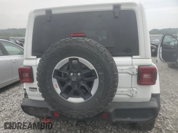 2021 Jeep Wrangler Unlimited Rubicon с VIN 1C4JJXFM3MW753710, выставлен на аукционе Copart как лот 60746525 с пробегом 96 561 миль миль и Списание • Salvage title. История ставок и продаж доступна на DreamBid. Изображение 6.